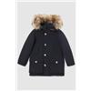 WOOLRICH EUROPE SPA ARCTIC RACOON. PARKA WOOLRICH WKOU0221, BLU