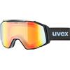 UVEX GRAVITY FM MASCHERA SCI-SNOW, NERO LENTE ORANGE