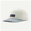 PATAGONIA EUROPE PATAGONIA P-6 LABEL TRAD CAP, BIANCO/AZZURRO