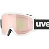 GEIER DIFFUSION UVEX ATHLETIC CV MASCHERA SCI-SN, BIANCO LENTE ROSA