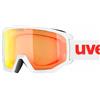 GEIER DIFFUSION UVEX ATHLETIC CV MASCHERA SCI-SN, BIANCO LENTE ORANGE