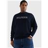 PVH ITALIA SRL 29045 HILFIGER FLAG CUFF CREW NECK TOMMY HILFIGER, BLU