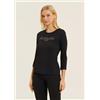 FREDDY SPA S26WCXT3 3/4 SLEEVE SHIRT FREDDY, NERO