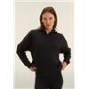 FREDDY SPA S26WMAS3 FULL ZIP HOODY FREDDY, NERO