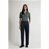 Woorlich WOOLRICH POPLIN CARROT PANT, MELTON BLU