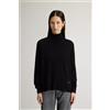 WOOLRICH EUROPE SPA COMFORT WOOL CASH TURTLENECK WOOLRICH, NERO