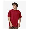 PATAGONIA EUROPE MS P6 LOGO RESPONSIBILI TEE PATAGONIA, ROSSO