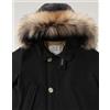 WOOLRICH EUROPE SPA WKOU0187 ARCTIC DET. FUR PARKA WOOLRICH, NERO