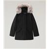 WOOLRICH EUROPE SPA WKOU0221 ARCTIC DET. FUR PARKA WOOLRICH, NERO