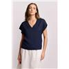 KOCCA SRL JUTA BLUSA KOCCA, BLU QUARZO