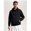 TOMMY HILFIGER 32673 TOMMY LOGO TIPPED HOODY. TOMMY HILFIGER, NERO