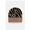 LIU JO SPA 2F5007 BEANIE ZEBRA LIU JO., NERO/CAMMELLO
