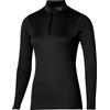 MIZUNO ITALIA SRL A2GAA750 BT MID W. H/ZIP MIZUNO, NERO
