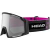 HEAD NEVES PRO 5K RACE + SPARE LENS, CHROME/RD