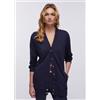 LIU JO SPA TA6022 GIACCA FELPA LIU JO, NIGHT BLU