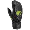 LEKI LENHART LEKI WCR C-TECH 3D JUNIOR MITT, NERO/ICE LEMON