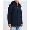 WOOLRICH EUROPE SPA SOFT SHELL BARROW MAC COAT WOOLR, MELTON BLU