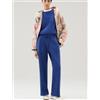 WOOLRICH EUROPE SPA COTTON FLEECE WIDE LEG PANT WOOLRICH, TWILIGHT BLUE