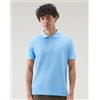 WOOLRICH EUROPE SPA WOPO0065 MACKINACK POLO WOOLRICH, ALASKAN BLU