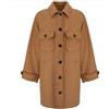 WOOLRICH EUROPE SPA COMPACT WOOL OVERSHIRT WOOLRICH, CAMEL