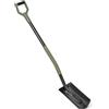 Amazon Basics — Pala da Giardinaggio, Pala Piatta, 47 Pollici, Acciaio, Nera, Oliva