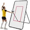 Aisny Rete da Rimbalzo per Pallavolo, 2,1 x 1,2 m Regolabile con Angolo di 45/60/75/85 Attrezzatura per Allenamento di Pallavolo per Adulti e Bambini per Giardino Stadio Scuole