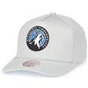 Mitchell & Ness NBA Pro Crown Snapback Cap Minnesota Timberwolves Grey, grigio., Taglia unica