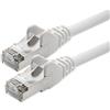 1aTTack.de 7,5m - Weiss CAT.5 CAT5 Netzwerkkabel Ethernetkabel Internet DSL Kabel Patchkabel CAT 5 kompatibel zu CAT.6 CAT.6a CAT.7 Smart TV Wii Xbox Spielkonsole Mediaplayer Switch Router Modem Patchpannel