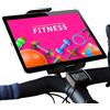 Turnaroundtech Supporto tablet bici tapis roulant bicicletta cyclette compatibile con iPad Valido per manubri di tutti i tipi e diversi tipi di biciclette tapis roulant cyclette