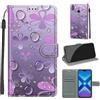 SIENIANLINE Cover per Huawei Honor 8X / Huawei View 10 Lite, Flip Caso in PU Pelle Premium Portafoglio Custodia [Kickstand] [Slot per Schede] [Chiusura Magnetica] Telefono Case con Huawei V10 Lite