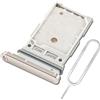 ExtKry Porta SIM per Samsung Galaxy S23 Ultra Slot SIM qualità Originale Vassoio SIM con Pin della Scheda (Oro)