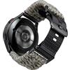 BINLUN Cinturini per Orologio in Nylon Paracord Intrecciato 18mm 20mm 22mm Sgancio Rapido Militare Tessuto Cinturino di Ricambio per Smartwatch Compatibile con Samsung Galaxy/Adatto per Garmin