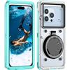 Focusor Custodia Impermeabile 15M Smartphone [Universale] IPX8 Cover Subacquea Professionale [Touchscreen Subacqueo] Asciutta Borsa per iPhone Samsung Galaxy Huawei XiaoMi Oppo Vivo 4.7-6.9'' Blu