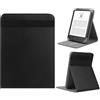 HoYiXi Custodia per 7 Kindle Paperwhite/Colorsoft 2024,verticale Flip Stand Cover compatibile con 6-6.8 E-Book Reader Paperwhite Kobo Tolino Ebook Pocketbook Ereader- nero