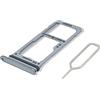Eonpam Vassoio Carta SIM per (Samsung Galaxy S8) qualità Originale Porta Scheda SIM Ricambio Slot Scheda Memoria SD con Pin della Scheda SIM(Argento)