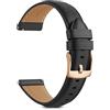AidorMax Cinturino 20mm 18mm 16mm Compatibile con Amazfit GTS 3/2 Bip Samsung Galaxy Watch 7/6/5/4, Cinturini in Pelle Elegante Sottile per Garmin Vivoactive 6/5 Venu Vivomove Orologio e Smartwatch