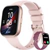 HXQHSTBG Orologio Donna,1.75HD Smartwatch con Chiamate Bluetooth,Fitness Tracker con 120+ Modalità Sportive/Cardiofrequenzimetro/Pressione Sanguigna/SpO₂/Sonno, Smart Watch per Android/iOS (Oro rosa)