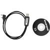 DR. WATCH Baofeng Cavo di programmazione per radio - Testa K, compatibile con BF-UV5R, BF-888S, Kenwood, Wouxun, TYT e altre radio a 2 pin (incluso CD software) [BF23]