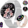 BENYAR SMART smartwatch donna 2026 con chiamate, 7,99 mm, ultra sottile, elegante orologio fitness con display HD Always-On da 1,43 pollici, IP68, impermeabile, 100+ modalità sportive, salute delle donne per iOS
