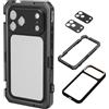 SMALLRIG Mobile Video Cage per iPhone 17 Pro Max, custodia con piastra posteriore per obiettivo T-mount e piastra posteriore per obiettivo filettata da 17 mm, cornice morbida in TPU - 5546