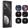 Ainael Galaxy Dischi per proiettore - Diapositive Ultra HD compatibile con il proiettore Ainael Galaxy e i modelli SKE-TKQ01 & BL-DQY02 (Pro Version) - Set da 6 dischi (Nebula D)