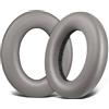 SOULWIT Cuscinetti Auricolari in Pelle Agnello Ricambio per Sennheiser HDB 630/Momentum 4/Momentum 5 Cuffie - Grigio