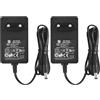 Security-01 Confezione da 2 alimentatori AC-DC 24V 1,5A, spina 5,5 mm x 2,1 mm, spina EU