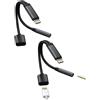 Kefiany Adattatore Lightning a Jack 3,5mm Cuffie(2Pack) Sdoppiatore Aux Cavo per Apple iPad per iPhone Audio Caricatore Auricolari Headphone Cavetto Accessori Rapida Ricarica Cavi Spinotto Splitter ip-HJFX