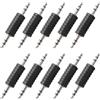 Greluma 10 PZ 3,5mm Stereo Maschio a Maschio Accoppiatore, TRS 1/8 Spina a Spina Adattatore Jack Connettori