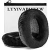 LTYIVABHTTW Cuscinetti di ricambio per ATH M50X / M40X | Adatto anche MDR 7506 / MDR V6 / MDR CD900ST / Stealth 600 & More | velluto nero