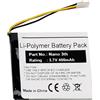 CHUNCAIL Batteria 616-0337 per Apple iPod Nano 3 3G 3Gen 3TH MP3 A1236 Nano3, batteria di ricambio ai polimeri di litio