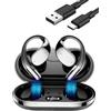 Joynine Auricolari Bluetooth Senza Fili Sport 40Hrs Auricolari Bluetooth 5.4 con Stereo HiFi 3D ENC Riduzione Rumore Mic Auricolari Sport Impermeabili IP54 Stereo con Cuffie Schermo LED Ganci Auricolari per