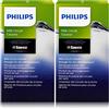 PHILIPS Saeco CA6705/60, detergente dei circuiti del latte, per macchine da caffè automatiche, 12 g (confezione da 2)