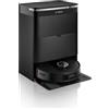 Bosch Spotless Max Cam Robot Aspirapolvere e Lavapavimenti, Potenza 11.000 Pa, Panno Rotante Estensibile, Stazione autopulente, Navigazione Smart Vision, App Home Connect, Nero